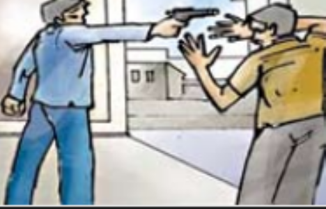 वेल्हे के हाेटल में गाेलीबारी और काेयते से वार; दाे लाेग घाय
